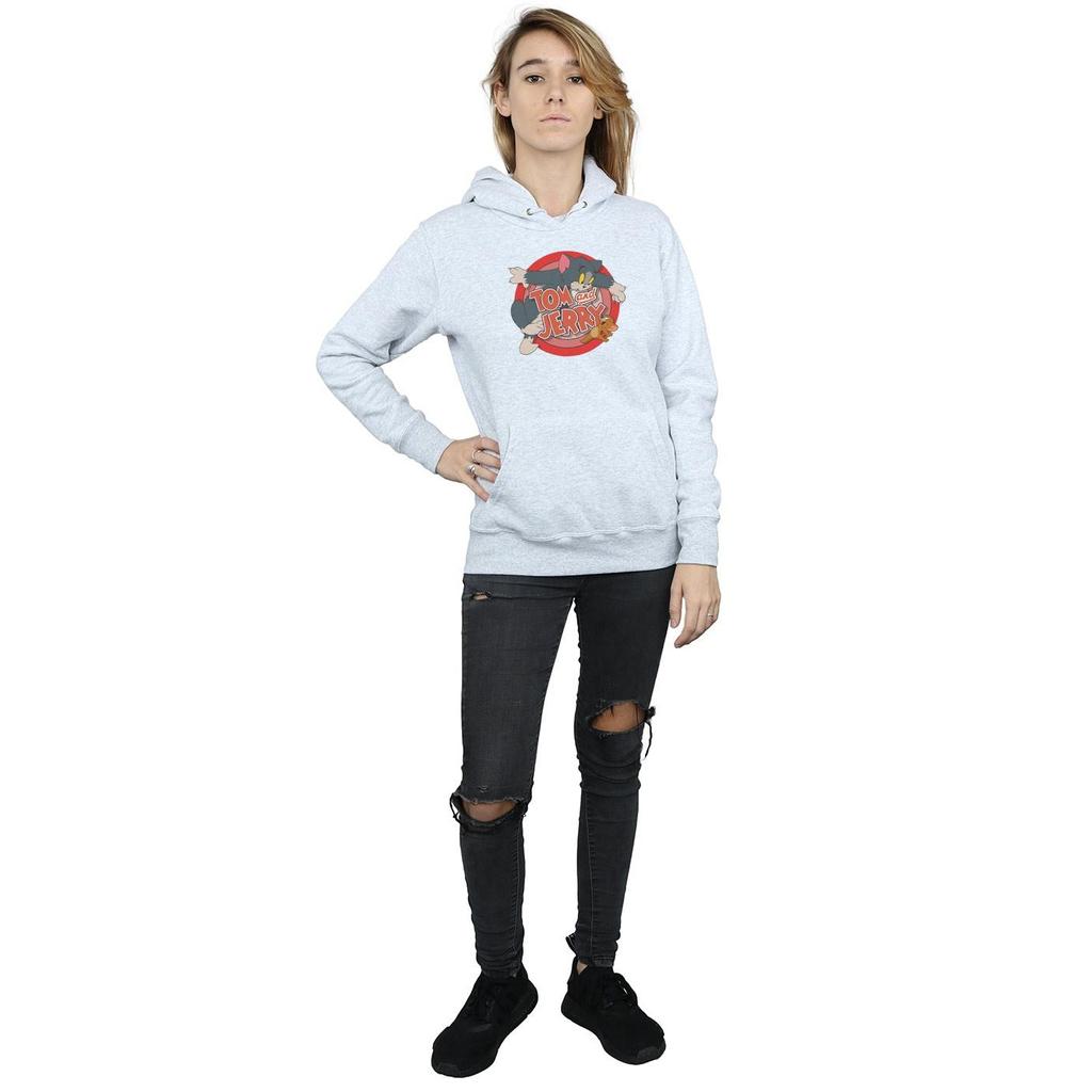 Tom and Jerry Womens/Ladies Classic Catch Hoodie