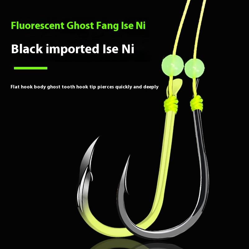 Carbon Steel 6 Hook Fishing Bait Cage Set with Sea String Hook, Sinker Float and Feeder