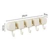 Wall Mounted Mop Clip Automatic Adjustable Mop Storage Rack New Mop Holder