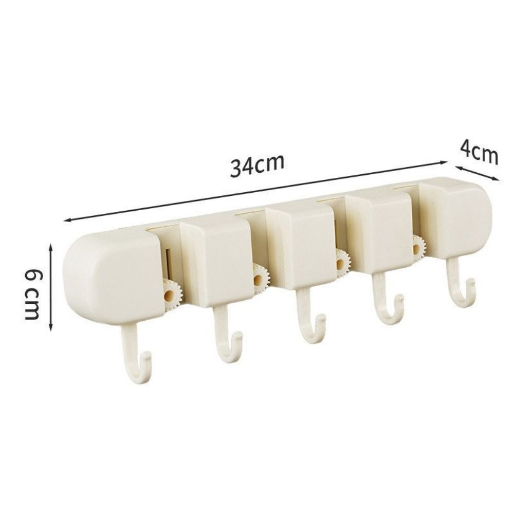 Wall Mounted Mop Clip Automatic Adjustable Mop Storage Rack New Mop Holder