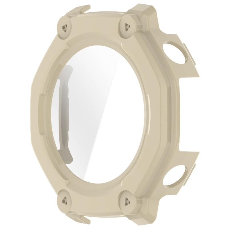 Antiscratch PC Hard Cover Screen Protector With Build In Tempered Glass For Fitness Trackers Wearable Device Lightweight