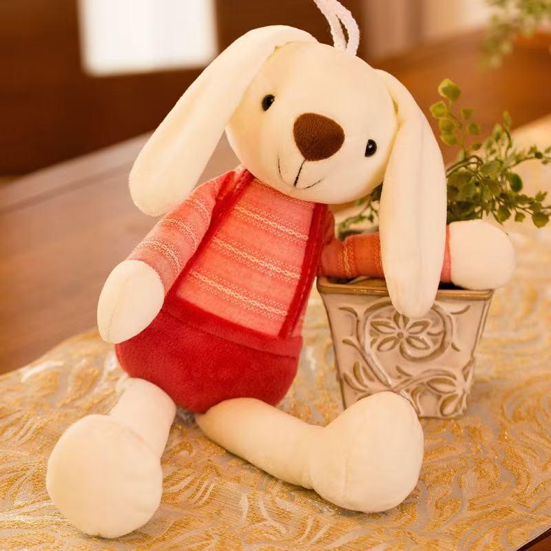 Cute Sugar Rabbit Plush Toy for Couples - Stuffed Animal Doll for Birthday Gift