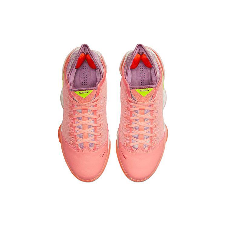 Nike LeBron 19 Low EP Hawaii Men Crimson Bliss Atomic Green Rush Orange Light Orewood Brown Amethyst Wave DQ8343-600