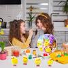 60 PZ Pulcini di Pasqua Mini Decorazione Pasquale Gialla Giocattolo Decorazione Casa Giardino Primavera Bomboniere Festa e