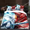 Japon Anime BLEACH Yatak Takımı Çizgi Film Yorgan Nevresim Takımları Yatak Örtüsü Tek Çift Kraliçe King Tek Boy Ev Dekorasyonu Erkek Çocuklar Kawaii