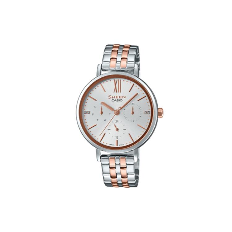 

CASIO Women s SHEEN Silver Watch SHE-3064SPG-7A SHE-3064SPG-7A Silver Dial
