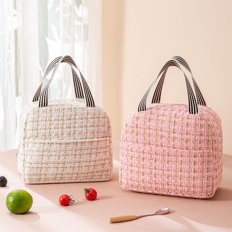 Chuangna Stylish Insulated Lunch Bag with Large Capacity and Thickened Aluminum Foil for Outdoor Use