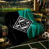 Coperta con Emblema di Monchengladbach Leggera Coperta Ideale per il Letto Perfetta per Viaggi, Campeggio, Soggiorni, Uffici, Divani, Regalo di Natale per tifosi