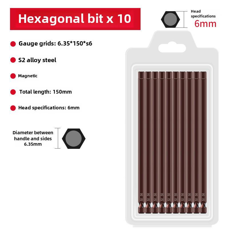 Sada elektrických šroubovacích bitů Qingwei S2 Strong s magnetickou šestihrannou rukojetí