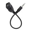 1-10pcs 3.5mm Black Car AUX Audio Cable To USB Audio Cable Car for Play Music Car Audio Cable USB Headphone Converter