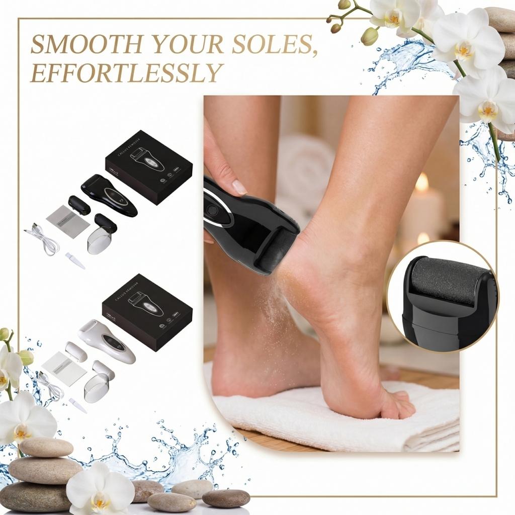 Rechargeable Electric Foot Exfoliator And Pedicure Tool
