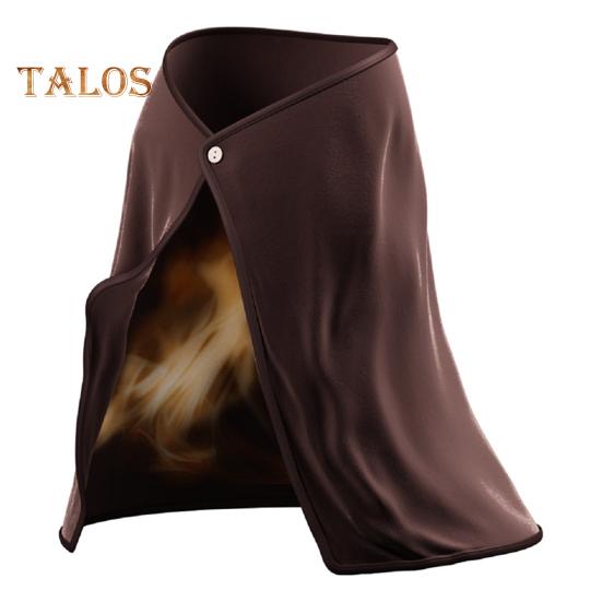 

Носимое одеяло с подогревом, электрическое нагревательное USB-одеяло, согревающее тело, зимнее одеяло для ног, для домашнего офиса, использования на открытом воздухе темно-коричневого