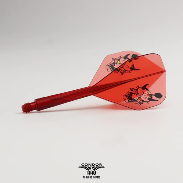 CONDOR Dart Flights Axe Oni Standard Long Mix Juan Rodriguez Model Clear Clear Red tdf7983