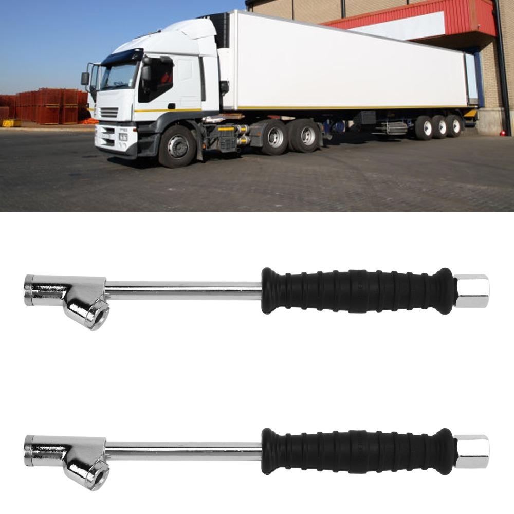 2PCS Double Head Tire Inflator Chuck 1/4 Inch Connector Tire Inflator Rod  Tire Maintenance