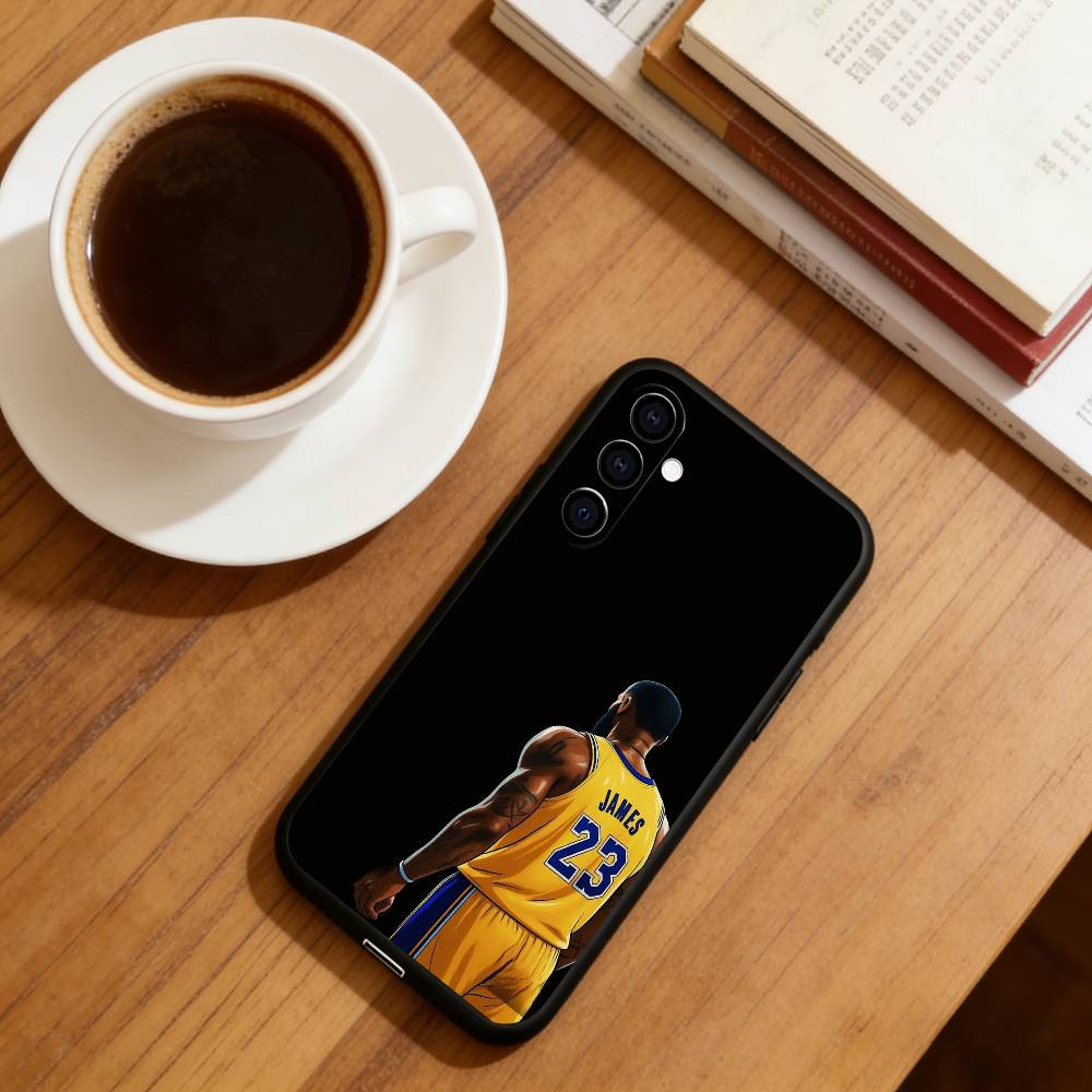 LeBron James Phone Case For Samsung Galaxy A73,A72,A71,A70,A53,A52,A51,Others Soft Black Cover