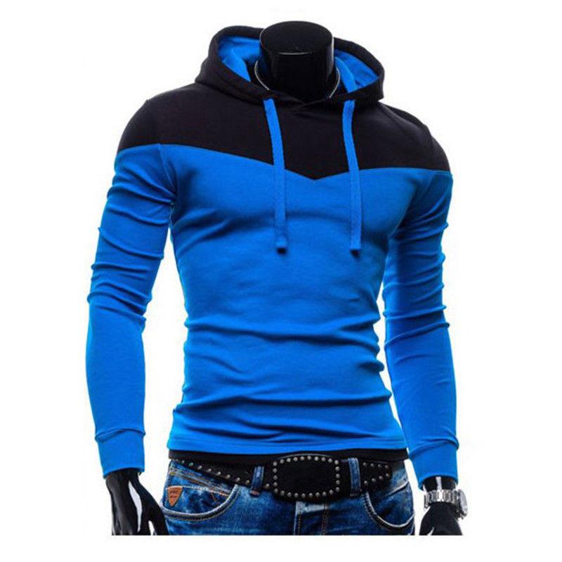 Coat Mens Jacket Outwear Sweater Winter Slim Fit Hoodie Warm Hooded Sweatshirt