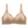 Women Hollow Out Wireless Push Up Comfortable Side Support Gathering Bra