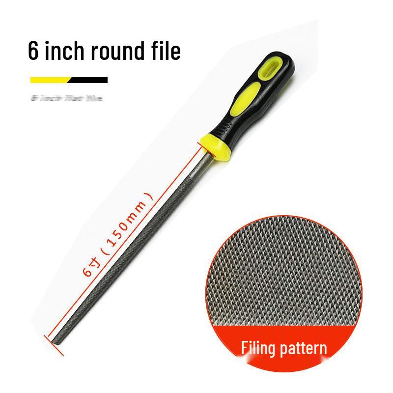 Fitter File Set: Flat, Half-Round, Round, Triangular, Square Files, Grinding Iron Block, Woodworking Tool