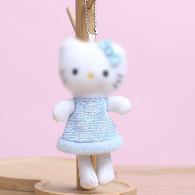 Очаровательная Плюшевая Брелок-Кукла Подвеска KT Cat 15 cm небесно-голубой