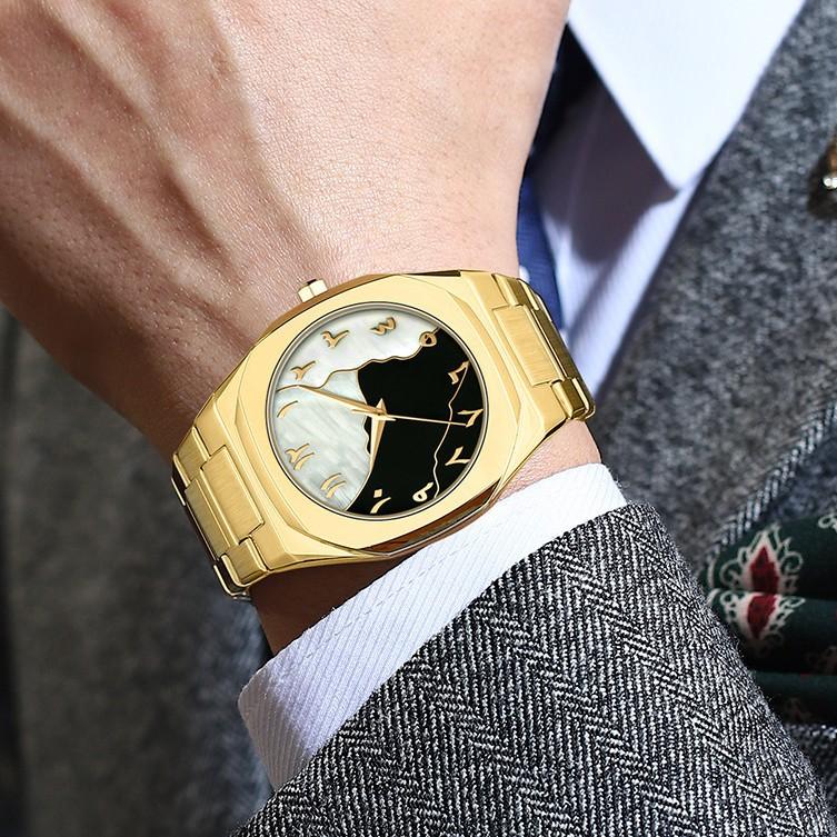 Business Men'S Watch Simple Fashion Trend Steel Belt Quartz Watch