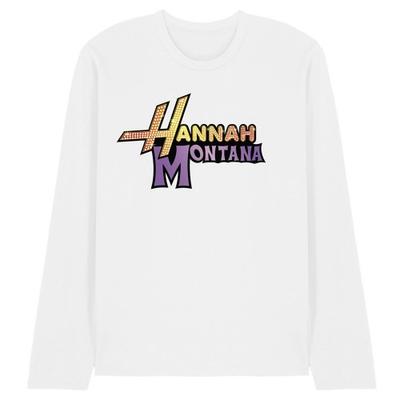 Hannah Montana Unisex Adult Camp Rock Hannah Montana Logo Long-Sleeved T-Shirt