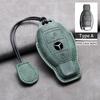 Car Key Case Cover For Mercedes Benz A C E S G Class GLC CLE CLA GLB GLS W177 W205 W213 W222 AMG W206 W223 S350 C260 C300 S400