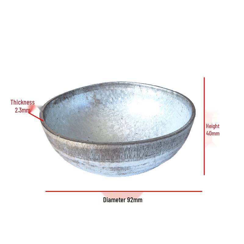 Children's Indoor/Outdoor Swing Accessories: Hollow Metal Hemisphere with Flat Oval Tube Cap