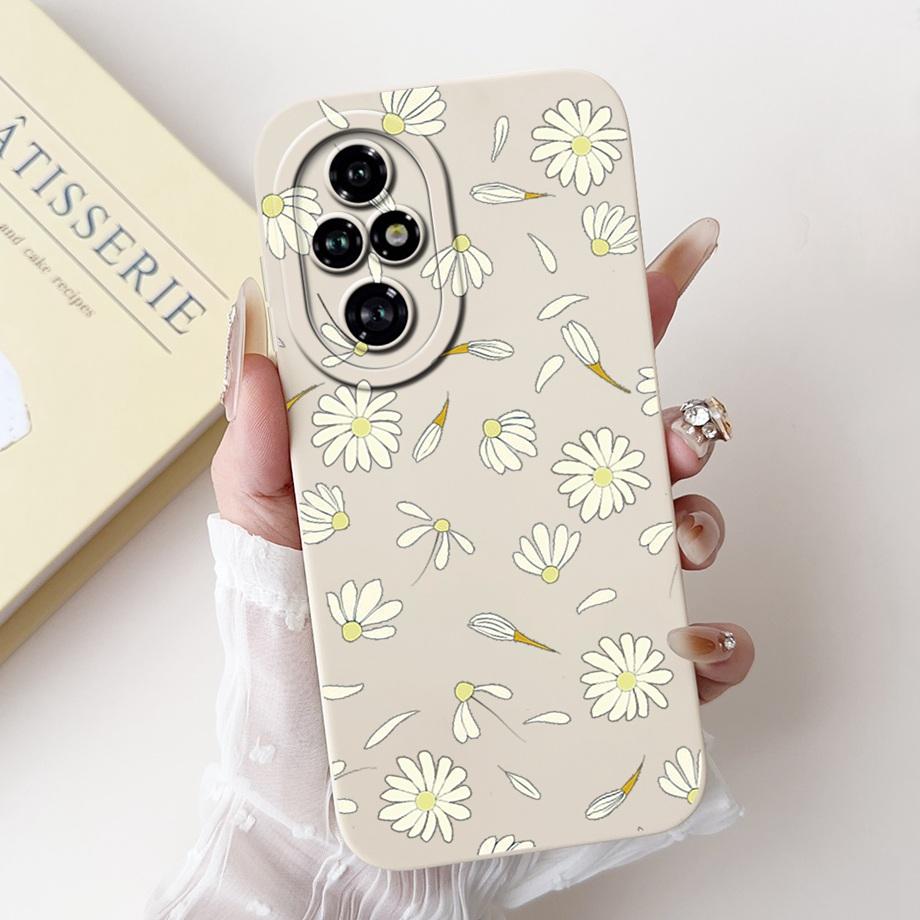 Für Honor 200 Pro 200 Lite Honor200 Hülle Abdeckung Weiches Silikon TPU Blume Schmetterling Girly Mode Malerei Honor 200Lite 200Pro