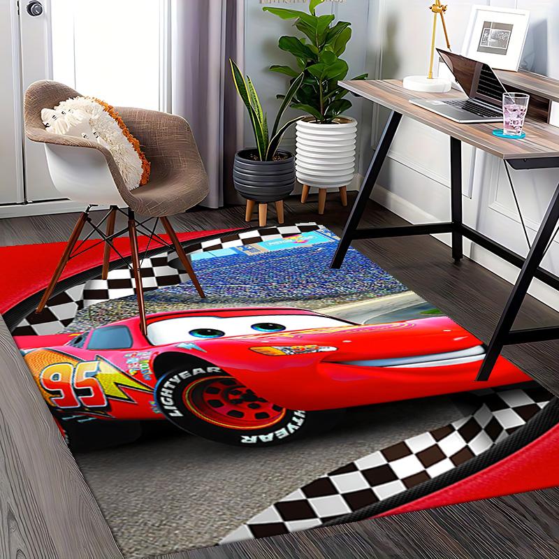 1pc Mcqueen Adventure Carpet Rug for Bedroom Living Room Decor Sofa Home Game Area Rug Non-slip Floor Mat. D0730063