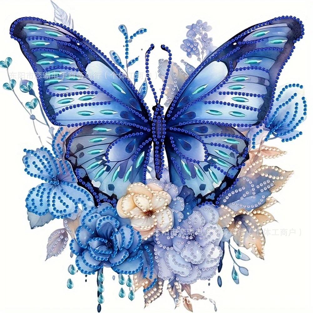 Schmetterlingsförmiges Diamantgemälde in großer Größe mit leuchtenden Diamanten, dekoratives Gemälde, Explosionsmotiv