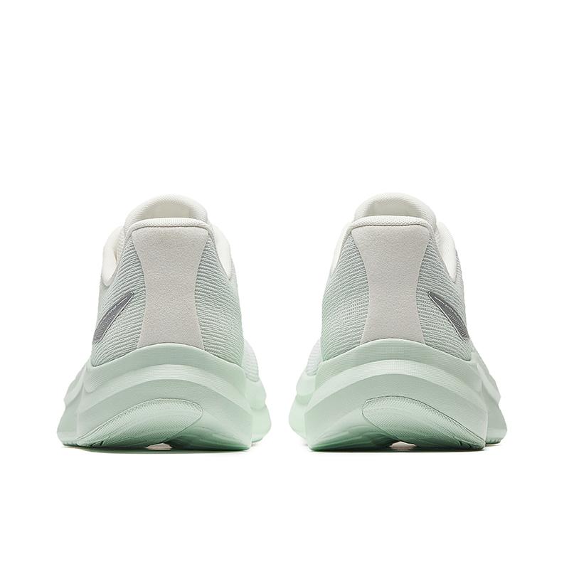 Anta Wind Speed Versatile Simple Shock Absorption Rebound Lightweight Low Top Training Racing Running Shoes Women sneaker White Green 922535561-2