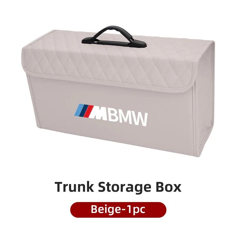 Ny Bilorganisatör Resväska Läder Bagageutrymmesorganisatör Portabel Vikbar För BMW E46 E90 E60 F10 E39 F30 E36 F20 E87 E90 E