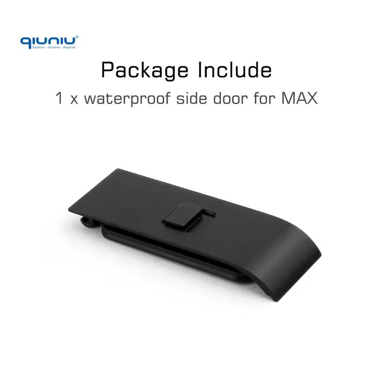 5m Waterproof Side Door For GoPro MAX Aluminium Replacement Battery Cover USB-C Side Door Type-C Port Cover Door