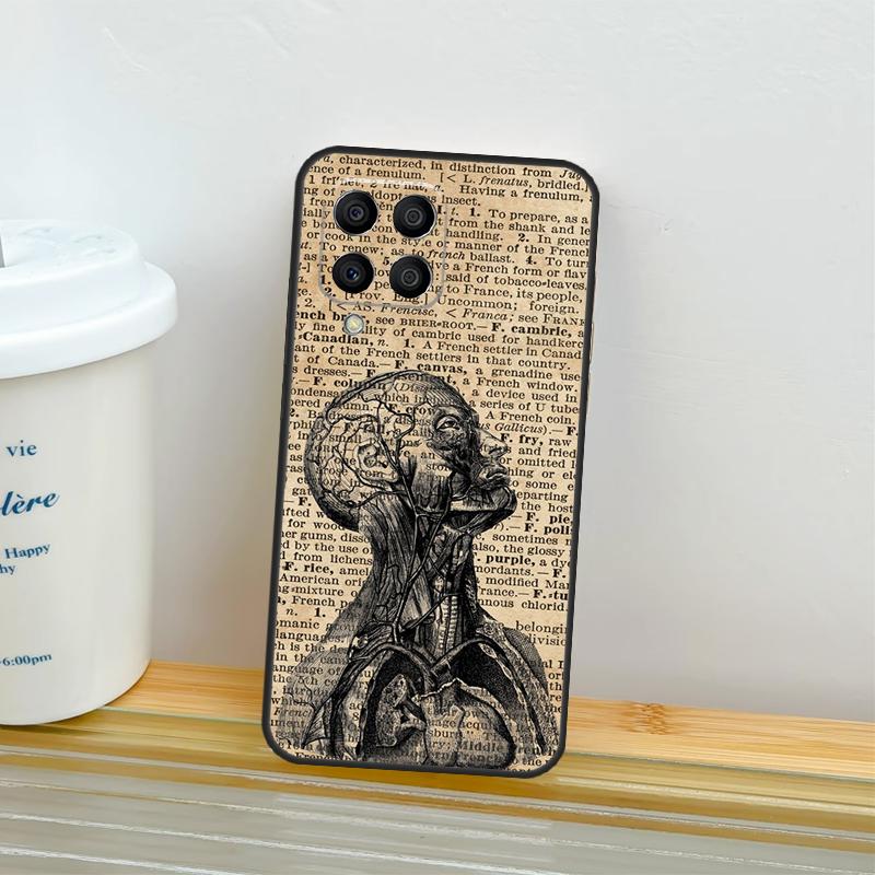 Medical Human Organs Brain Case For Samsung Galaxy M14 M54 M34 M13 M15 M36 M55 M35 M56 M16 M31 M11 M53 M12 M32 M52 M06