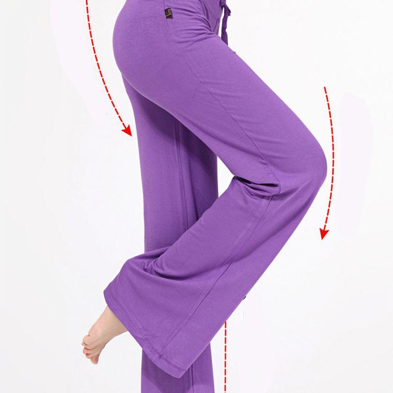 Pantaloni da Yoga in Cotone Spandex di Lusso da Donna per Palestra Atletica e Relax