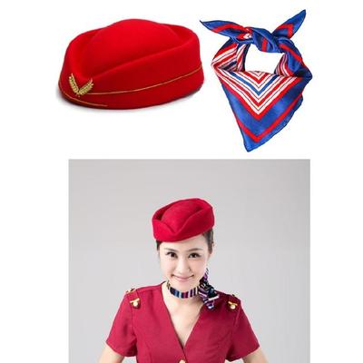 Stewardess Hat Costume for Women Teenagers for Air Hostess Party Sunglasses