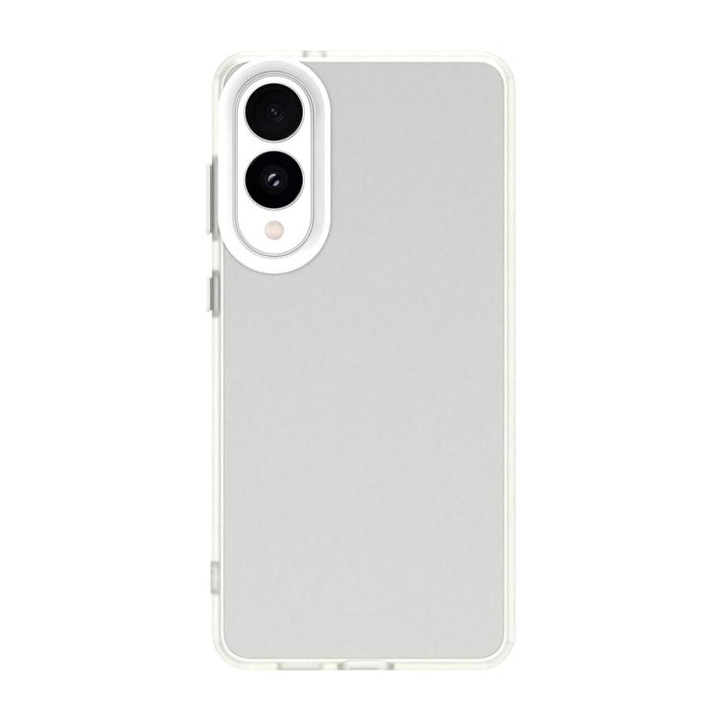 

For Samsung S25 Edge Case Cover Samsung Galaxy S25 Edge Capas Shockproof Back Bumper Frosted Matte Clear Fundas Samsung S25 Edge For S25 Edge білий