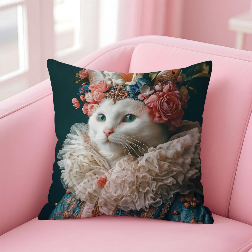 Cartoon Lovely Casual MMasha And The Bears Cushion Cover Linen Pillowcase Cover Soft Decor for Sofa Home Room
