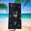 Digital Printing Beach Towel European And American Class A Large Bath Towel Microfiber Adult Towel
