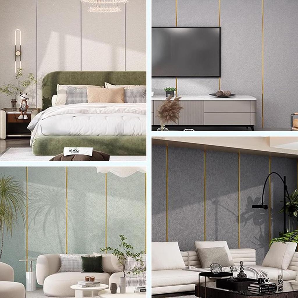 Peel And Stick Wall Panels 5mm Self Adhesive Foam Wallpaper Waterproof Anti-collision Heat Insulation Upholstered For Interior Wall Decor Bedroom