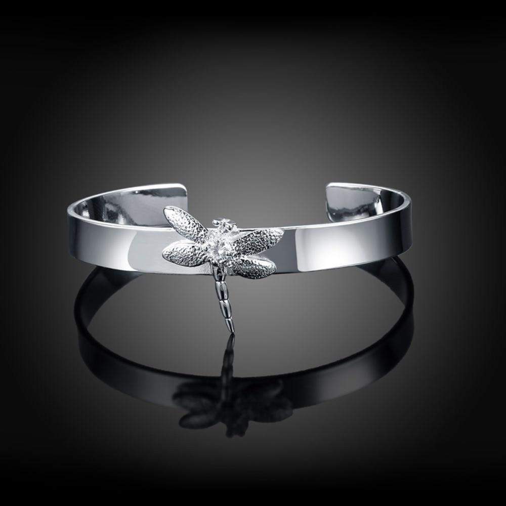 Bijuterii clasice brățări manșete 925 argint culoare libelula animal brățară brățară pentru femei cadou bijuterii