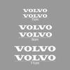 6 Stück/Set Auto-Reifenbremssattel-Abdeckung Aufkleber Styling Dekoration Vinyl Auto-Radbremsabdeckung für Volvo V40 S40 S60 XC60 XC90