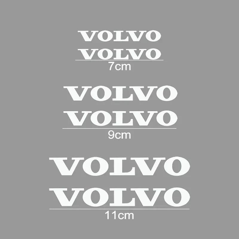 6 Stück/Set Auto-Reifenbremssattel-Abdeckung Aufkleber Styling Dekoration Vinyl Auto-Radbremsabdeckung für Volvo V40 S40 S60 XC60 XC90