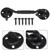 Door Hold Cabin Hook Heavy Duty Stainless Steel Stores Back Open Cabin Hook Eye Garages Gate Holder Greenhouse Doors