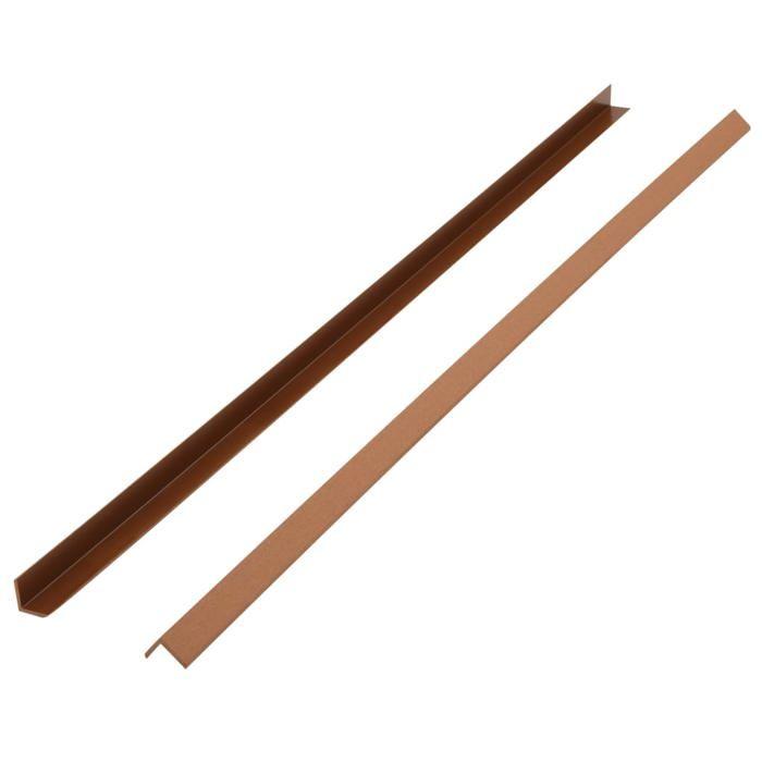 Terrace Angle - vidaXL - 5 Pcs - WPC - 170 Cm - Light Brown - Weatherproof
