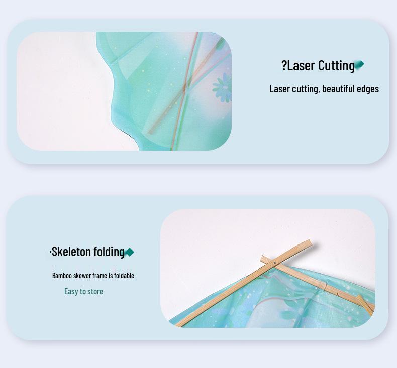 2026 Retro Bamboo Stick Parent-Child Butterfly Kite, 60cm/80cm - Dance Decoration Props