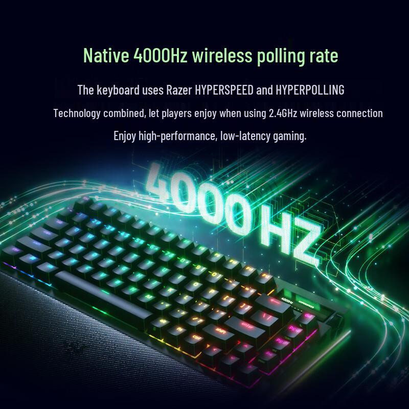Razer BlackWidow V4 Wireless Pro 75% Mechanical Gaming Keyboard