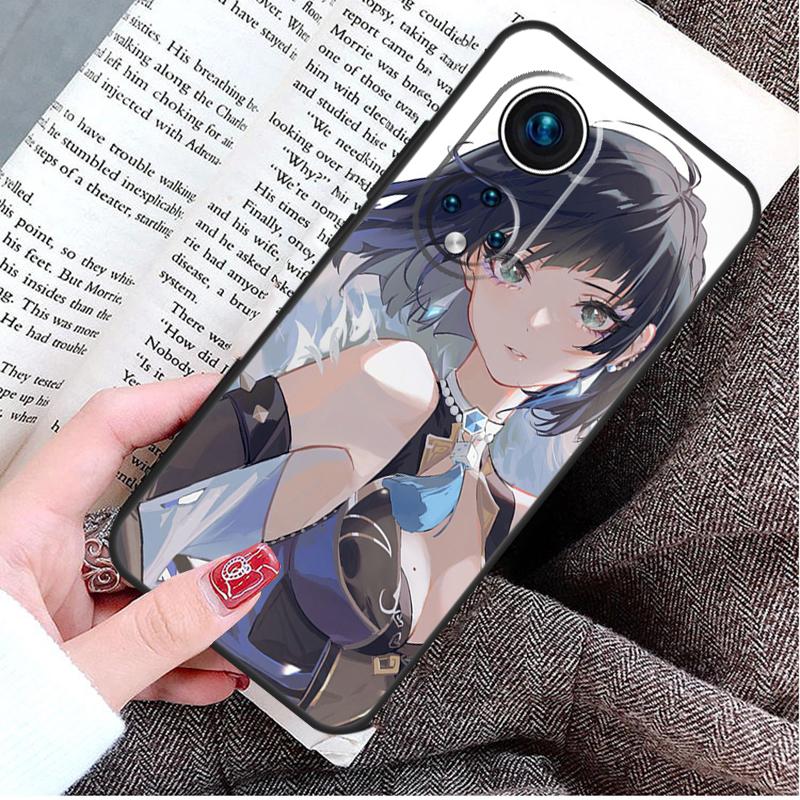 Yelan Genshin Impact Case For Honor Magic 8 6 7 Lite Honor 400 200 Pro 50 70 90 X8c X8b X9a X9c X9b X9d Win Cover