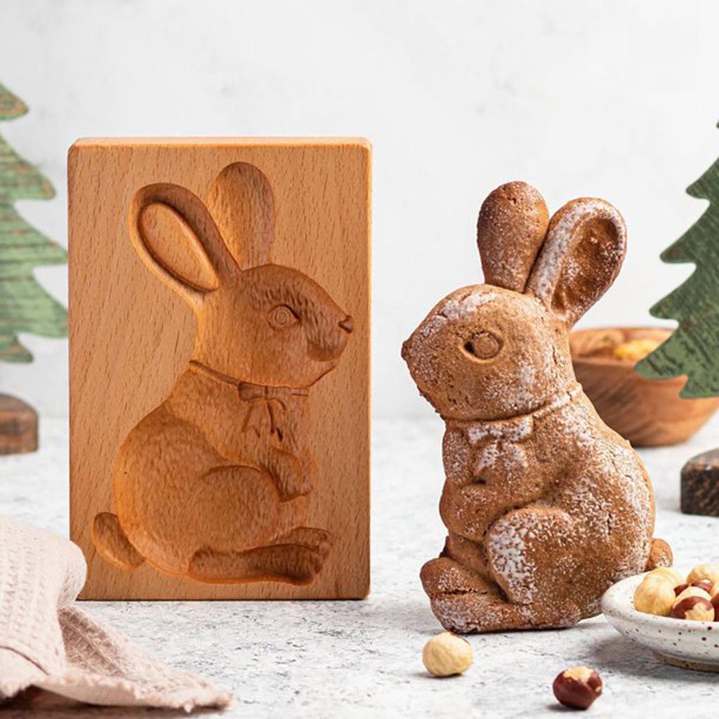 Cookie Cutters Biscuit Molds Baking Tool Kitchenware Wood Material 6 Styles Choose Perfect Baking Gift for Baking Lover