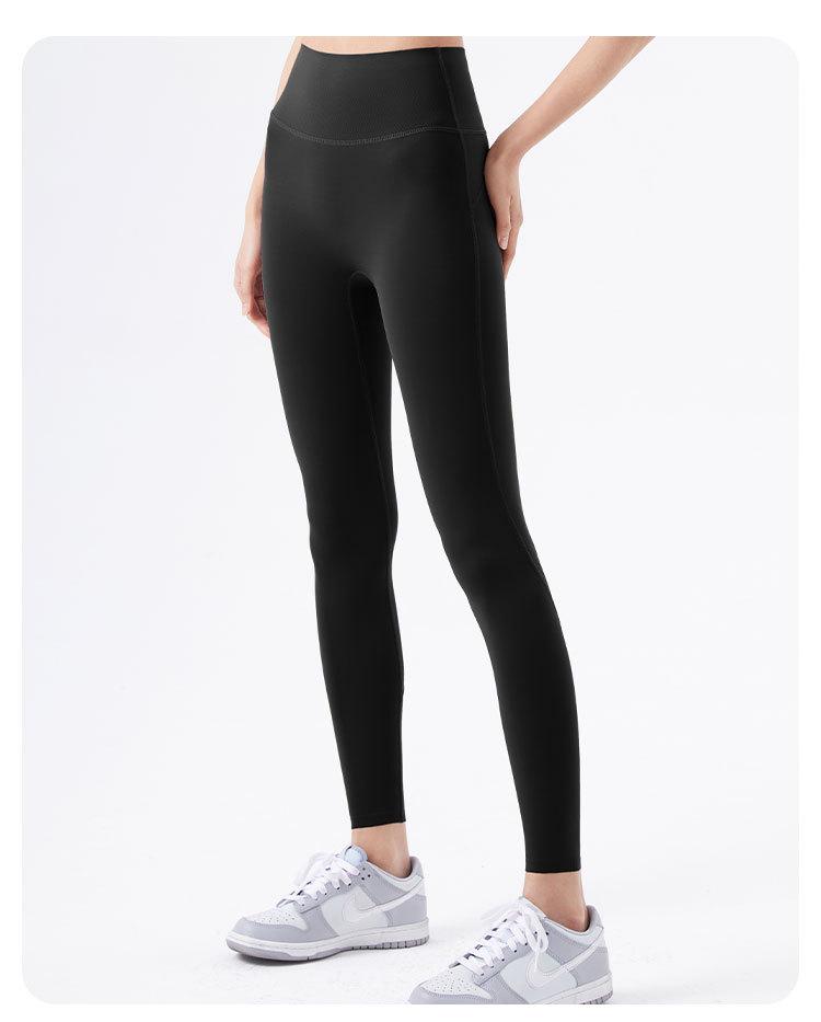 Seamless High-Waist Peach Hip Yoga Fitness Pants for Women